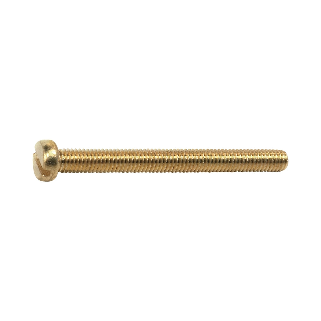 Machine Screw Brass Cheese Head Slotted 5x30mm (5)