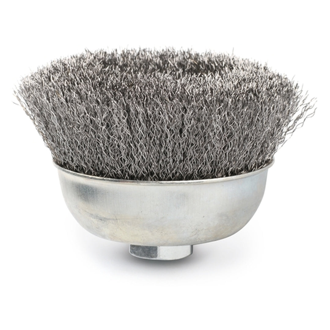 150mm steel wire cup brush M14x2 0.35mm