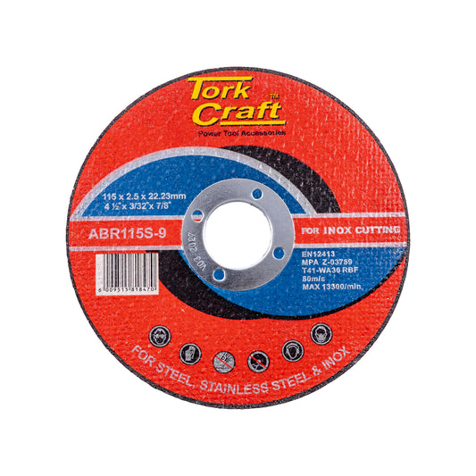 CUTTING DISC METAL & SS 115 x 2.5 x 22.22MM