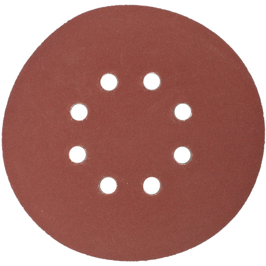 SANDING DISC 150MM 320 GRIT WITH HOLES 10/PK HOOK AND LOOP