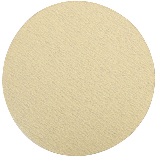 GOLD DISC (50 PIECES) 180 GRIT 150MM WITHOUT HOLE HOOK AND LOOP