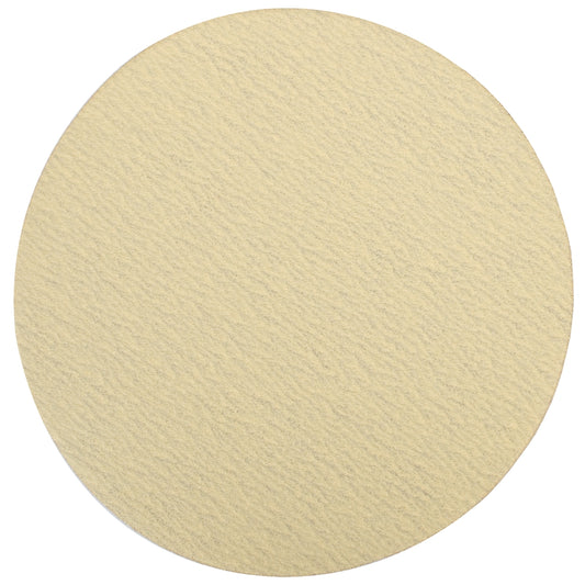 GOLD DISC (50 PIECES) 500 GRIT 150MM WITHOUT HOLE HOOK AND LOOP