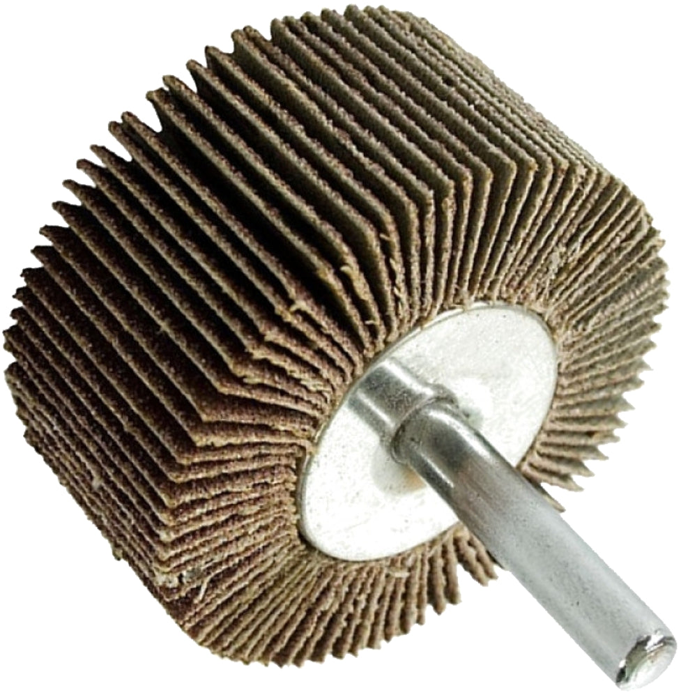 FLAP WHEEL 40 X 20 X 6MM SHAFT 80 GRIT PER EACH