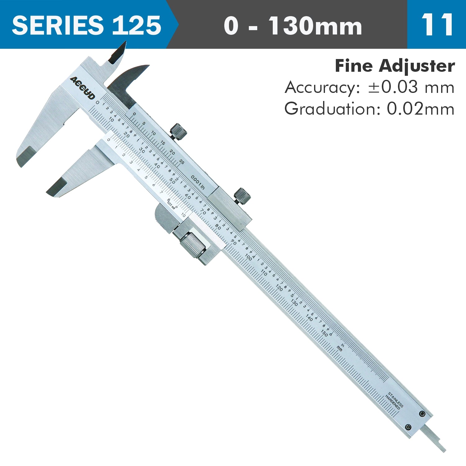VERNIER CALIPER 0-130MM
