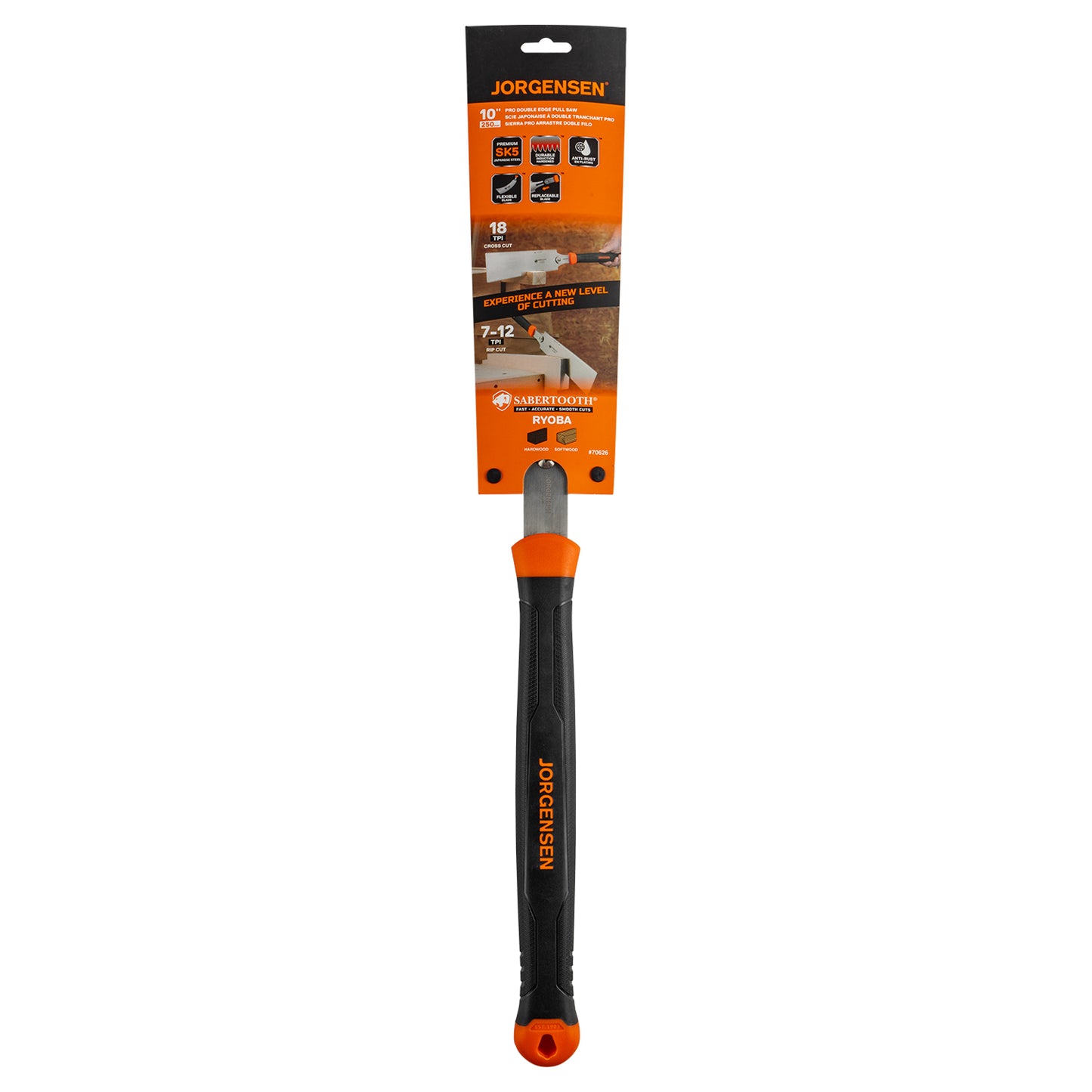JORGENSEN 250MM PRO DOUBLE EDGE PULL SAW