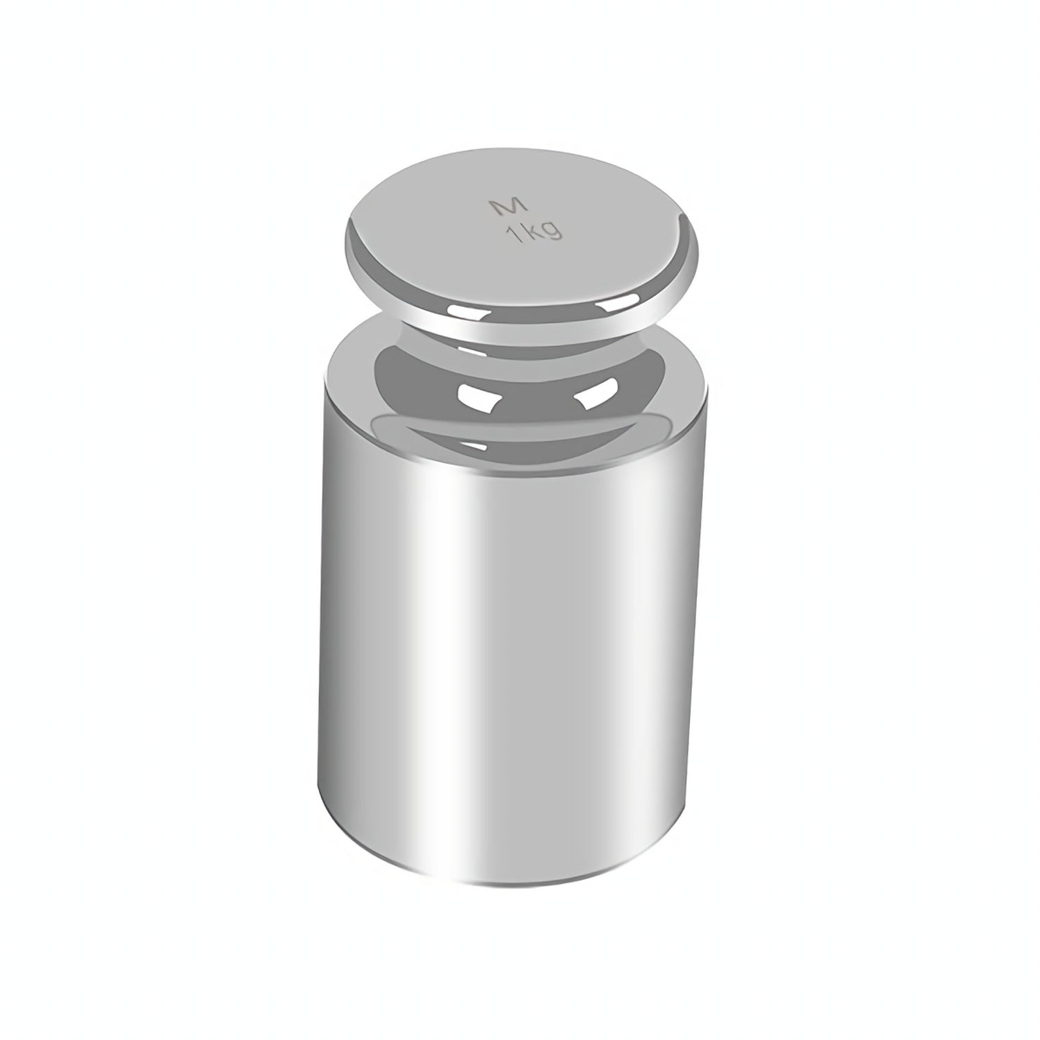 CYLINDRICAL CALIBRATION WEIGHT 1KG STAINLESS STEEL