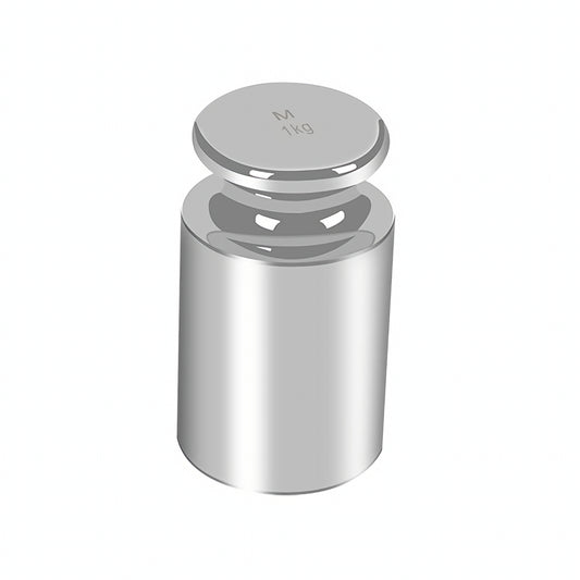 CYLINDRICAL CALIBRATION WEIGHT 1KG STAINLESS STEEL