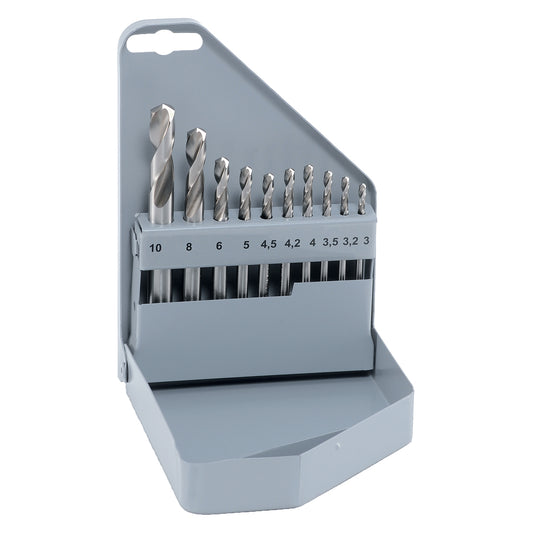 ALPEN HSS COBALT 10 PCS SET KM PZ10 3 3.2 3.5 4 4.2 4.5 5 6 8 10MM