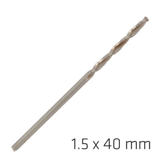 ALPEN PRO HSS 1.5MM DRILL DIN 338 RN 135 SPLIT POINT PLASTIC WALLET  (