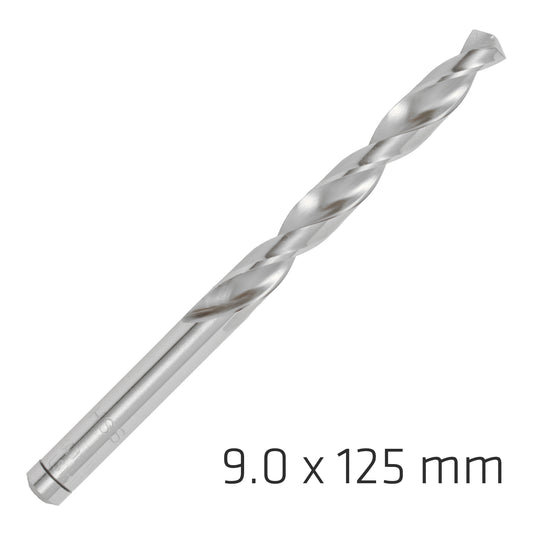 ALPEN PRO HSS 9MM DRILL DIN 338 RN 135 SPLIT POINT PLASTIC WALLET