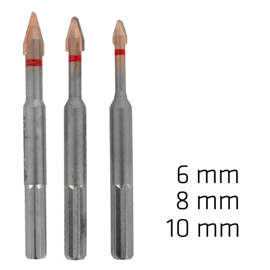 C PROTECTOR DRILL BIT SET 6-8-10MM