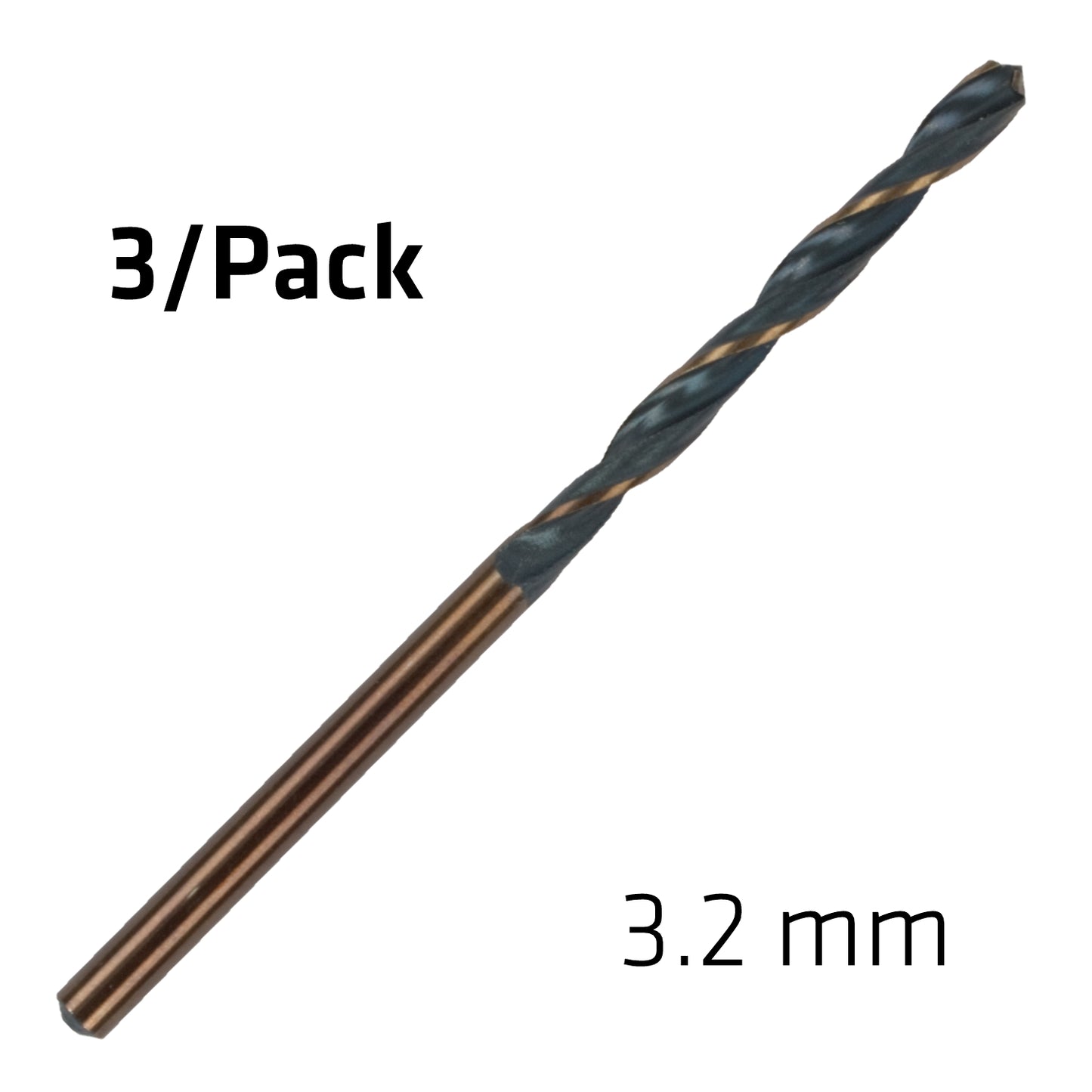 HSS SPRINT MASTER  3.2MM X3 SLEEVED DIN338 ALPEN DRILL BIT