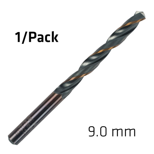 HSS SPRINT MASTER  9.0MM X1 SLEEVED DIN338 ALPEN DRILL BIT