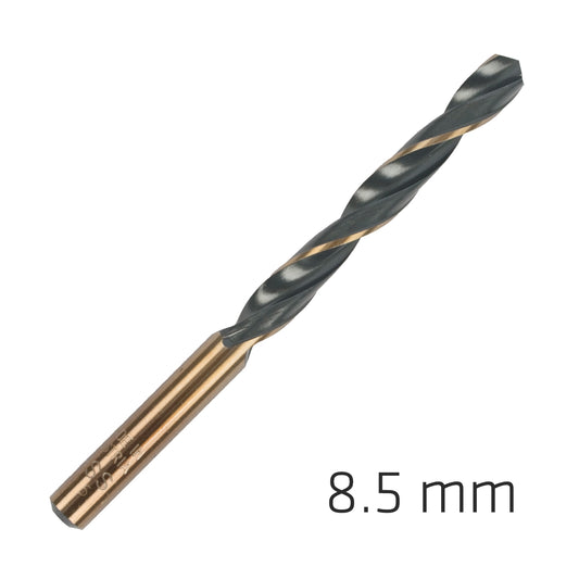 HSS SPRINT MASTER 8.5MM 10-PACK HANG TAG DIN 338 ALPEN DRILL BITS