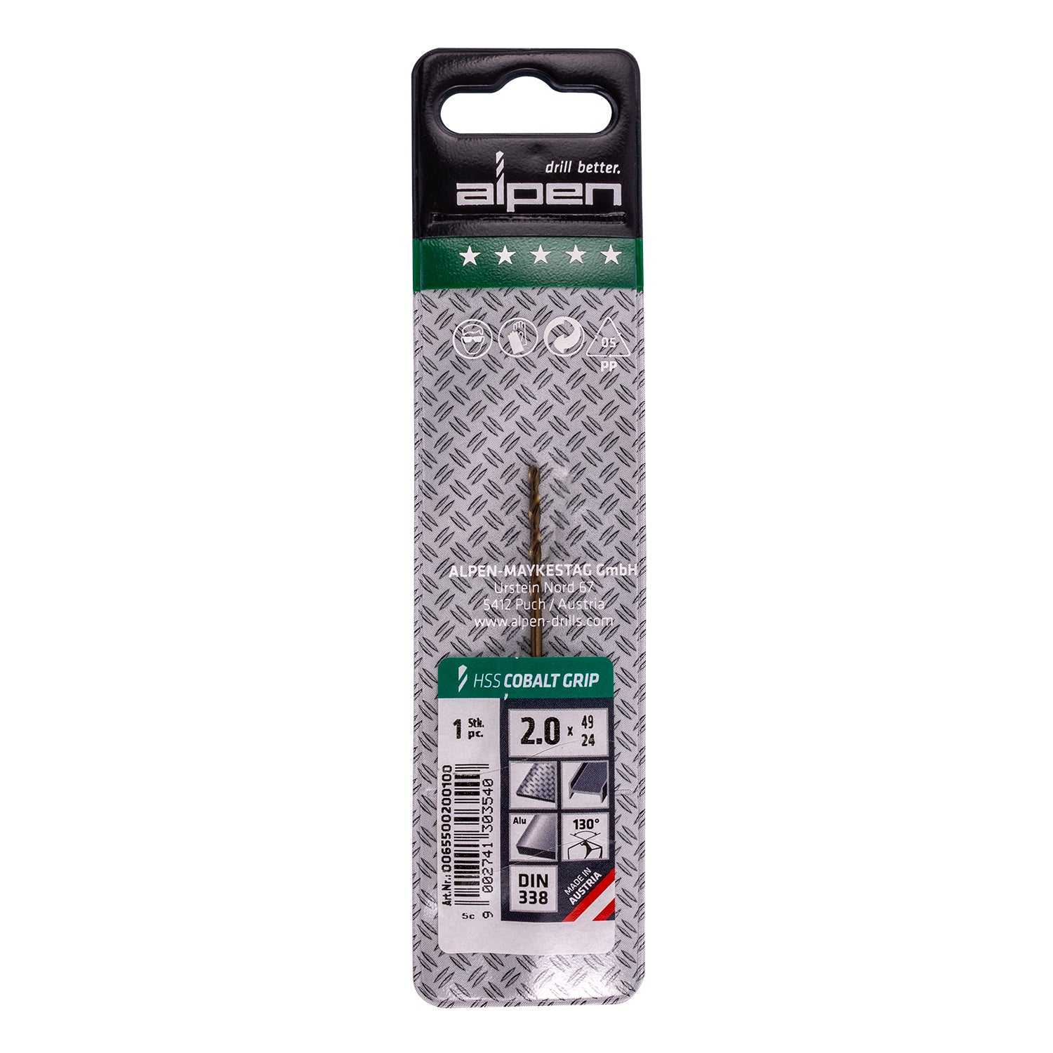 HSS COBALT GRIP 2,0 PLW