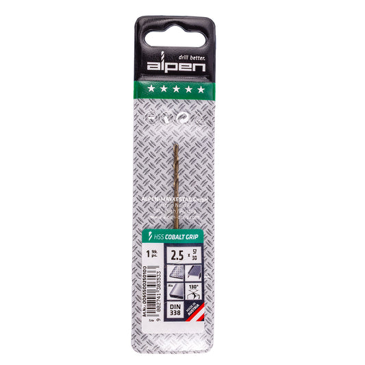 HSS COBALT GRIP 2,5 PLW