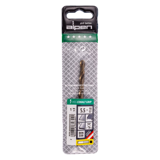 HSS COBALT 5,5 PLW GRIP 3-SIDED