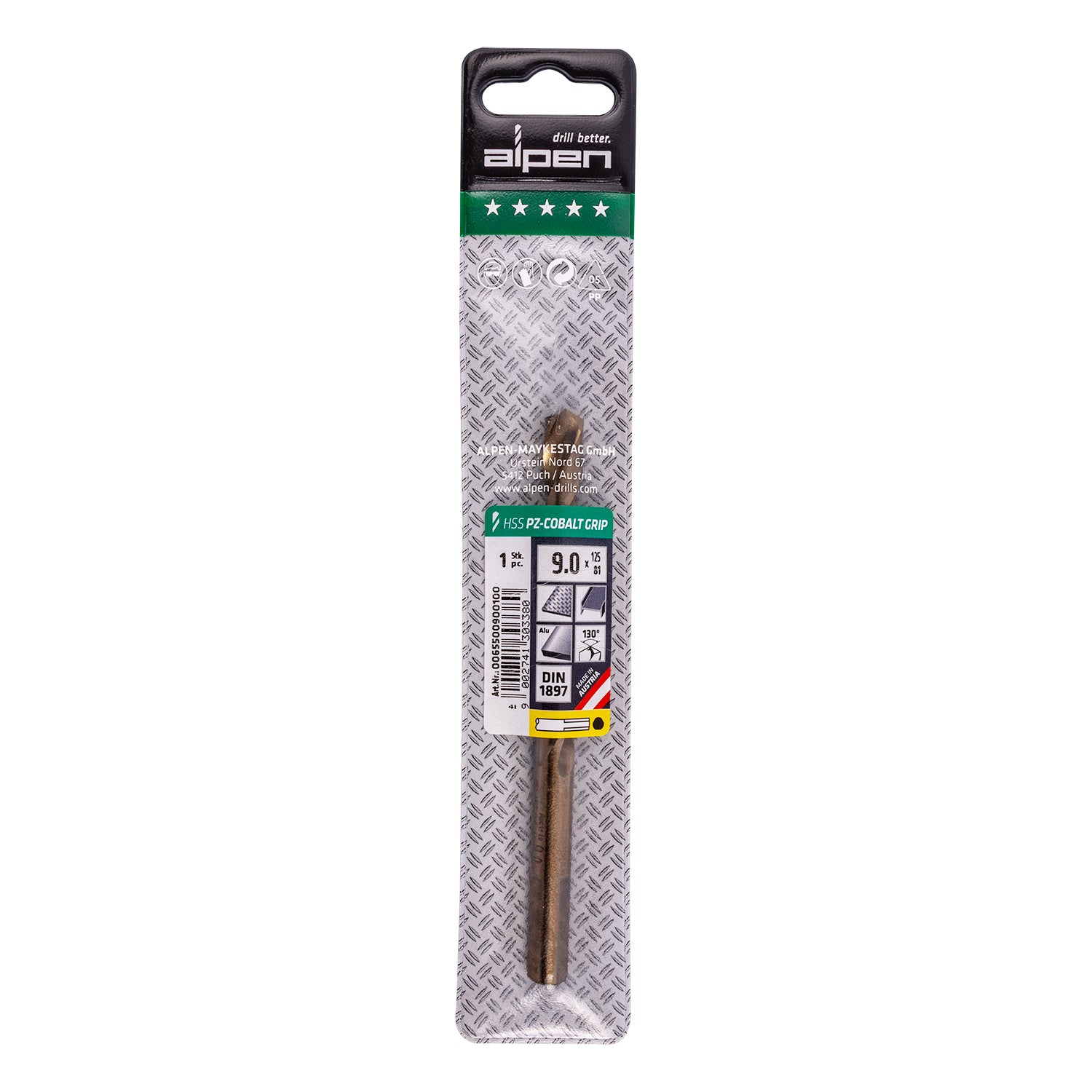 HSS COBALT 9,0 PLW GRIP 3-SIDED