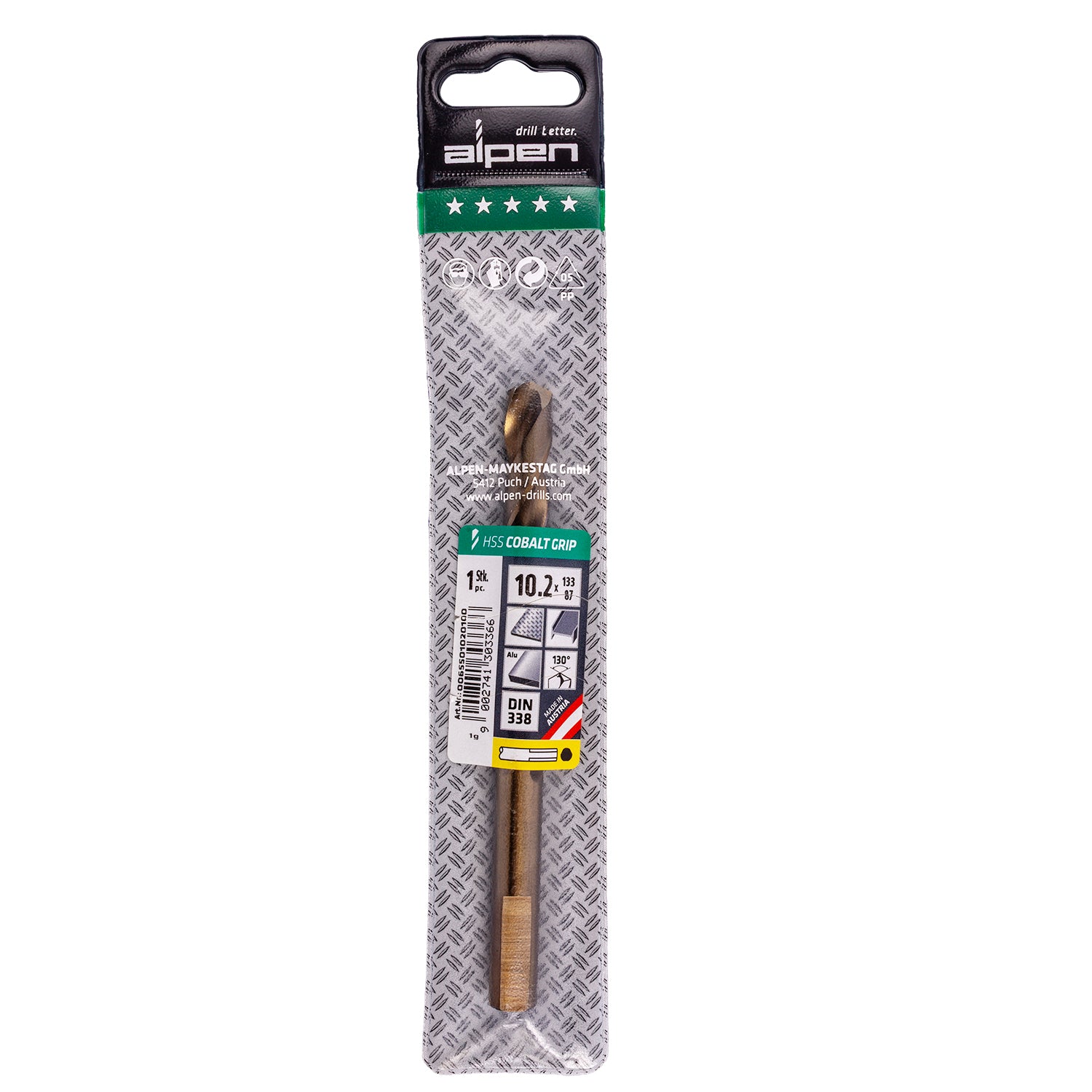 HSS COBALT 10,2 PLW GRIP 3-SIDED