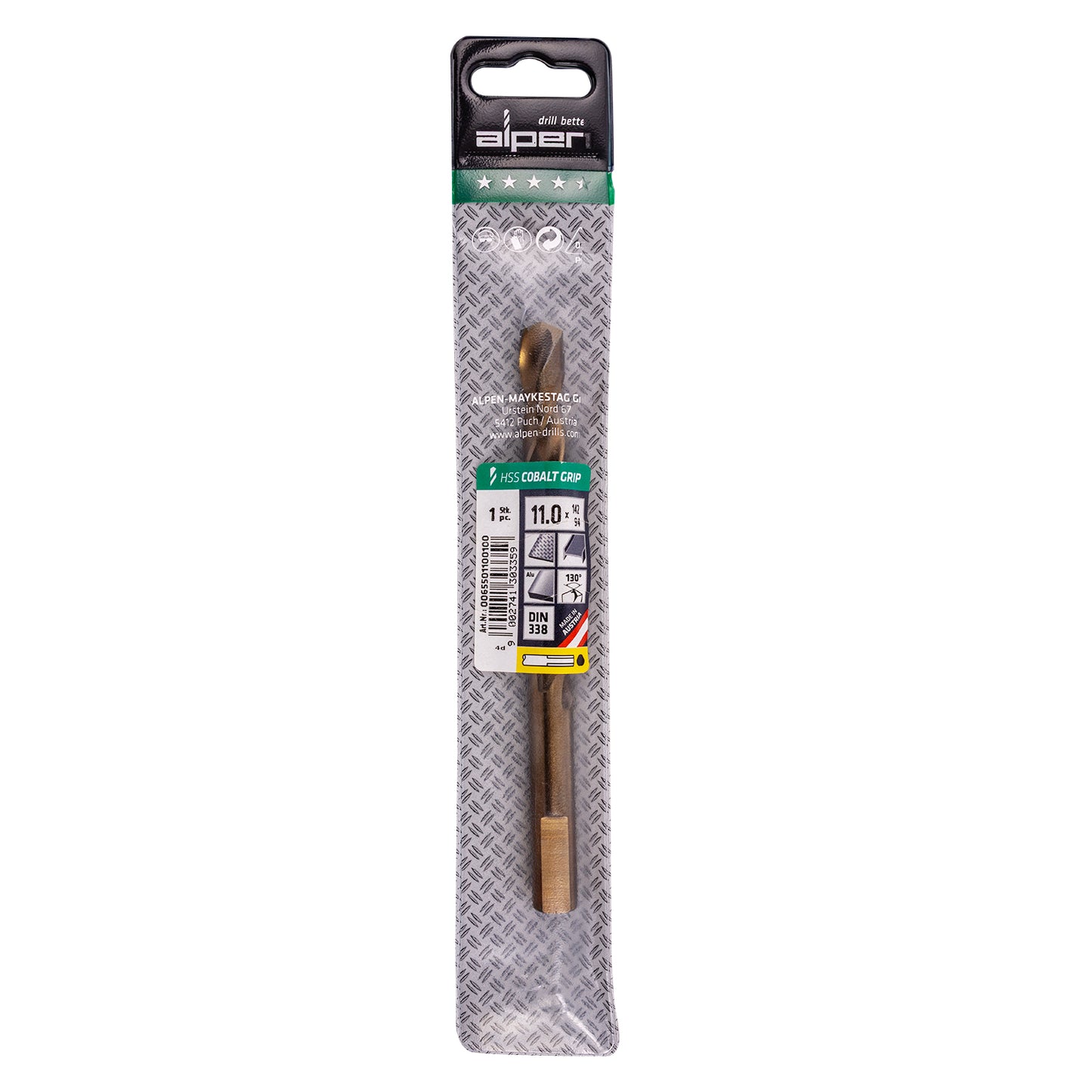 HSS COBALT 11,0 PLW GRIP 3-SIDED