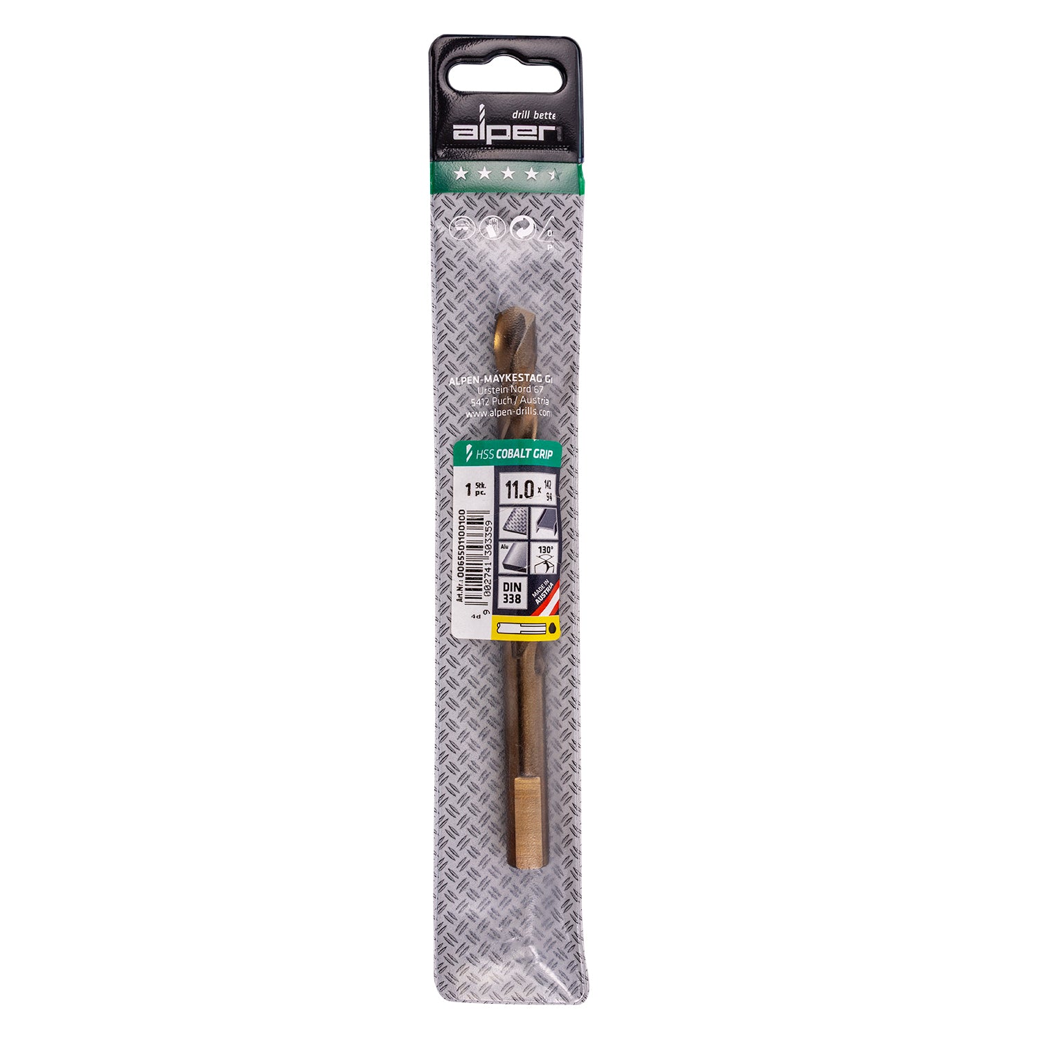 HSS COBALT 11,0 PLW GRIP 3-SIDED