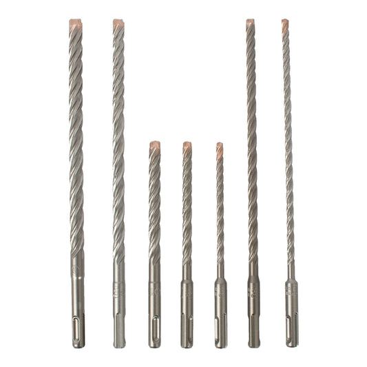FORCE X SDS-PLUS MIX BOX 7 PCS. 6.0/ 8.0/ 10.0 MM X 160 AND 6.0/ 8.0/