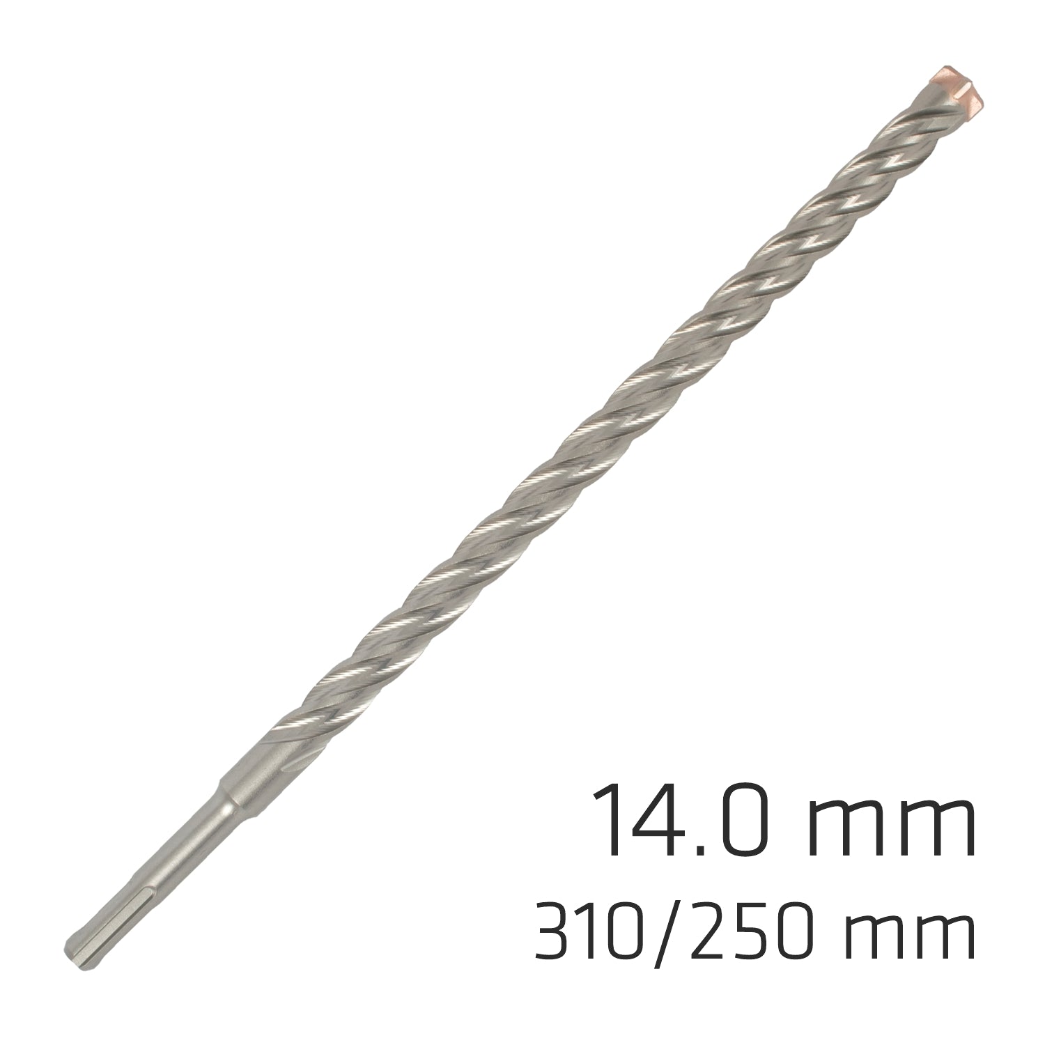 FORCE X 14.0 x 310/250 SDS-PLUS REBAR DRILL BIT X4 CUTTING EDGES