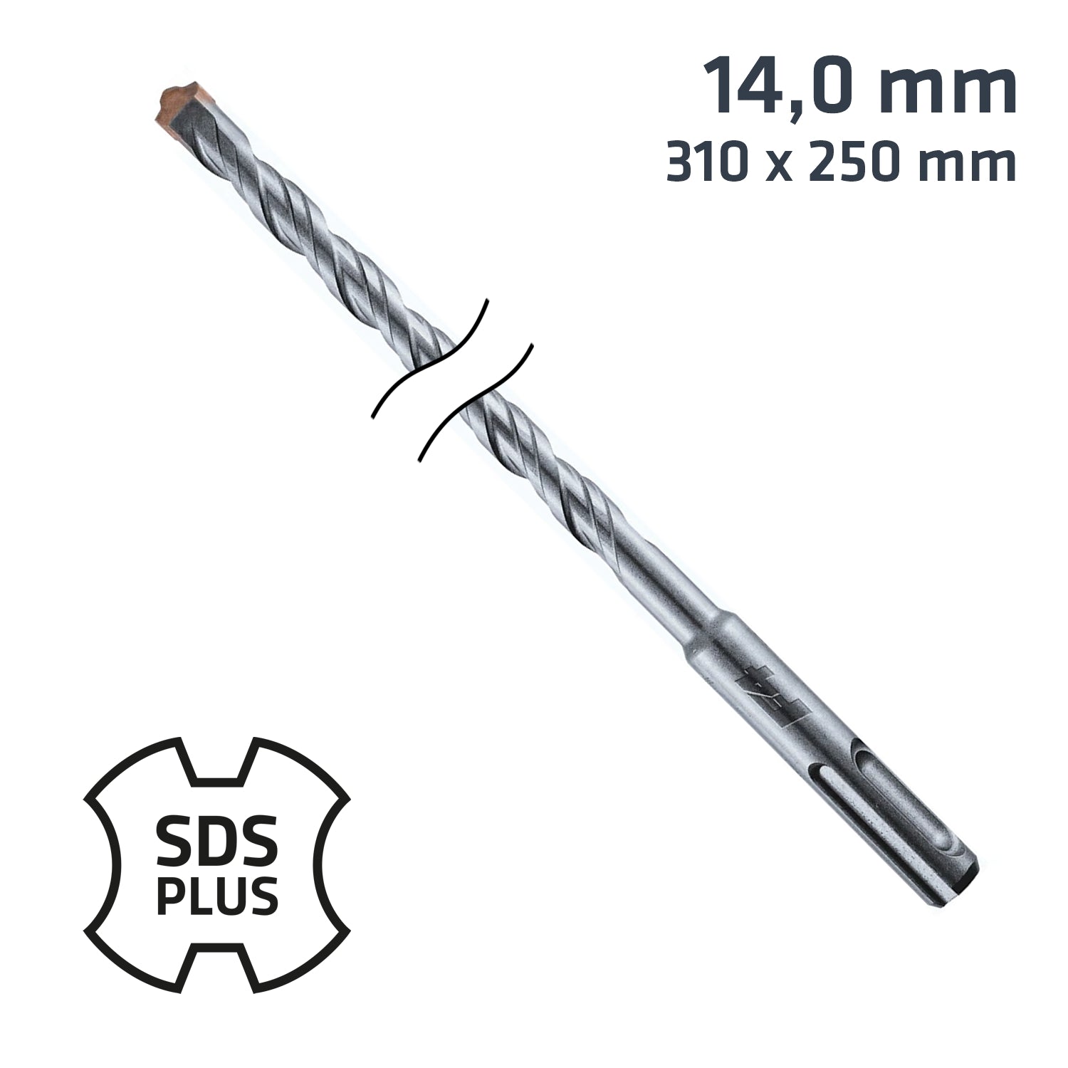 SDS PLUS DRILL BIT 310 X 250 14.0MM