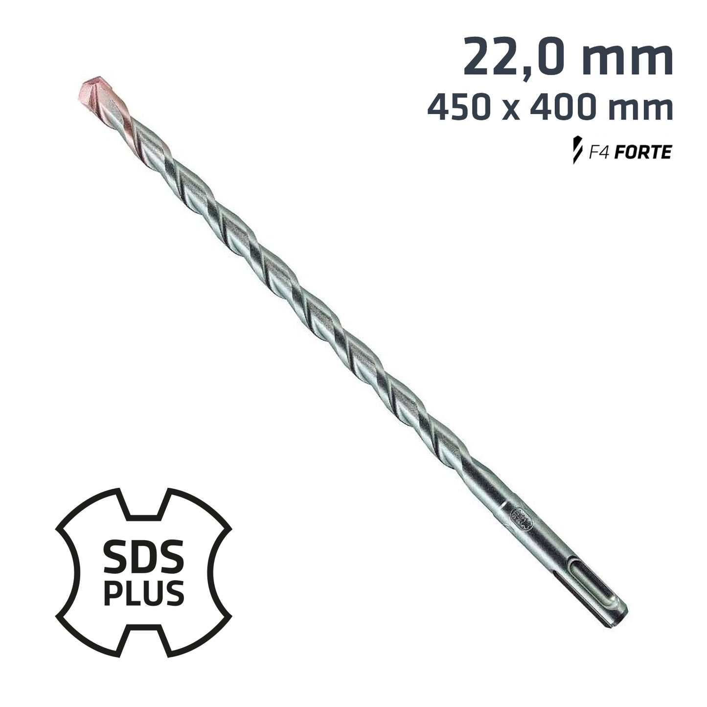SDS PLUS DRILL BIT 450 X 400 22.0MM
