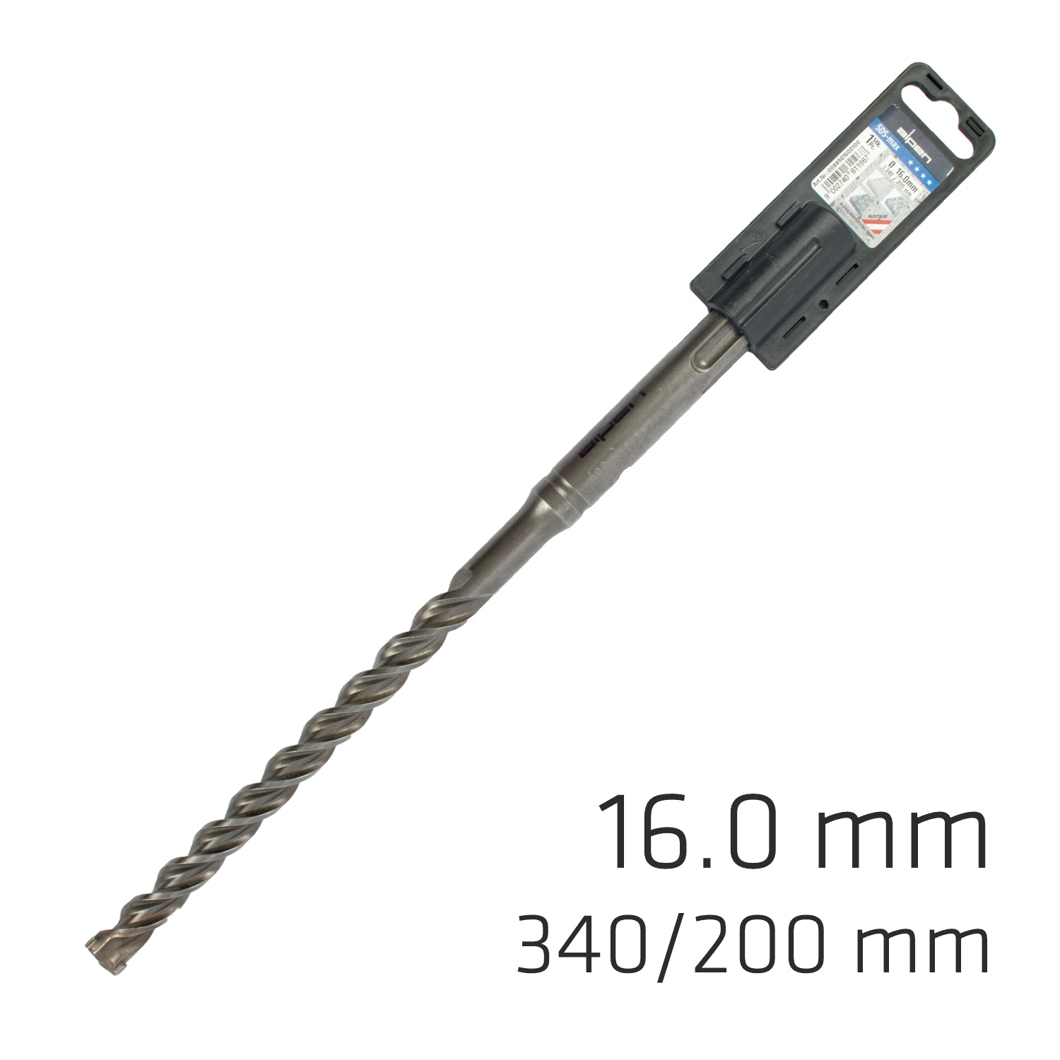 SDS MAX DRILL BIT 340X200 16MM