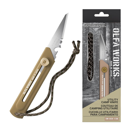 OLFA UTILITY CAMP KNIFE SAND COLOUR