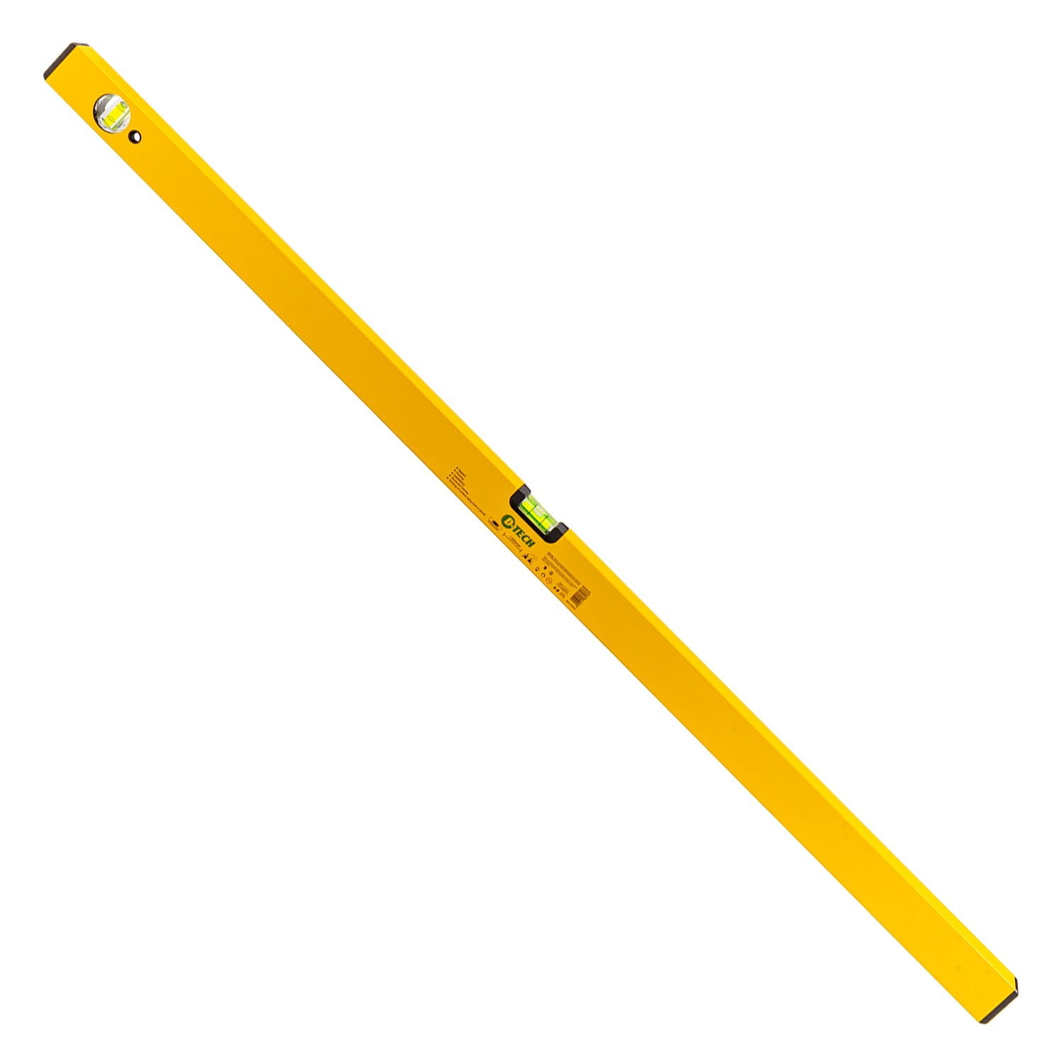 SPIRIT LEVEL BOX 1200MM X 1.4MM 2 X VIAL 0.5MM ACCUR. ALUM.