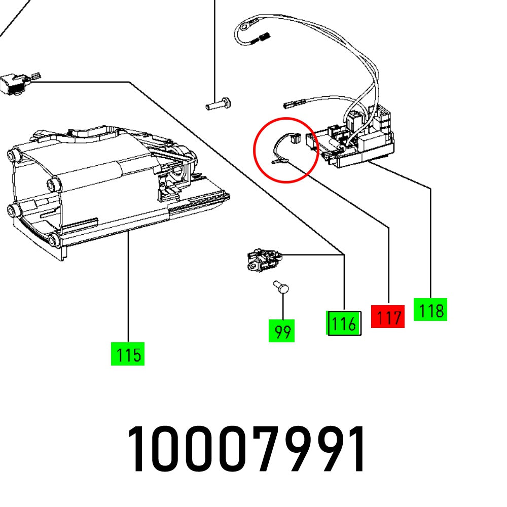 PTC RESISTOR DF 700 90°C