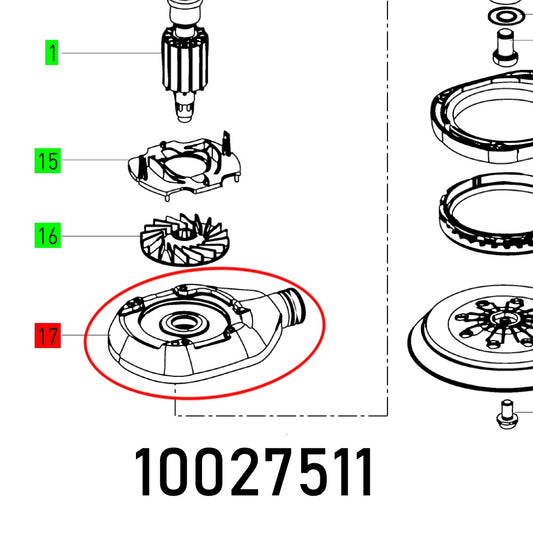 BEARING COVER ETS 150 ET-BT