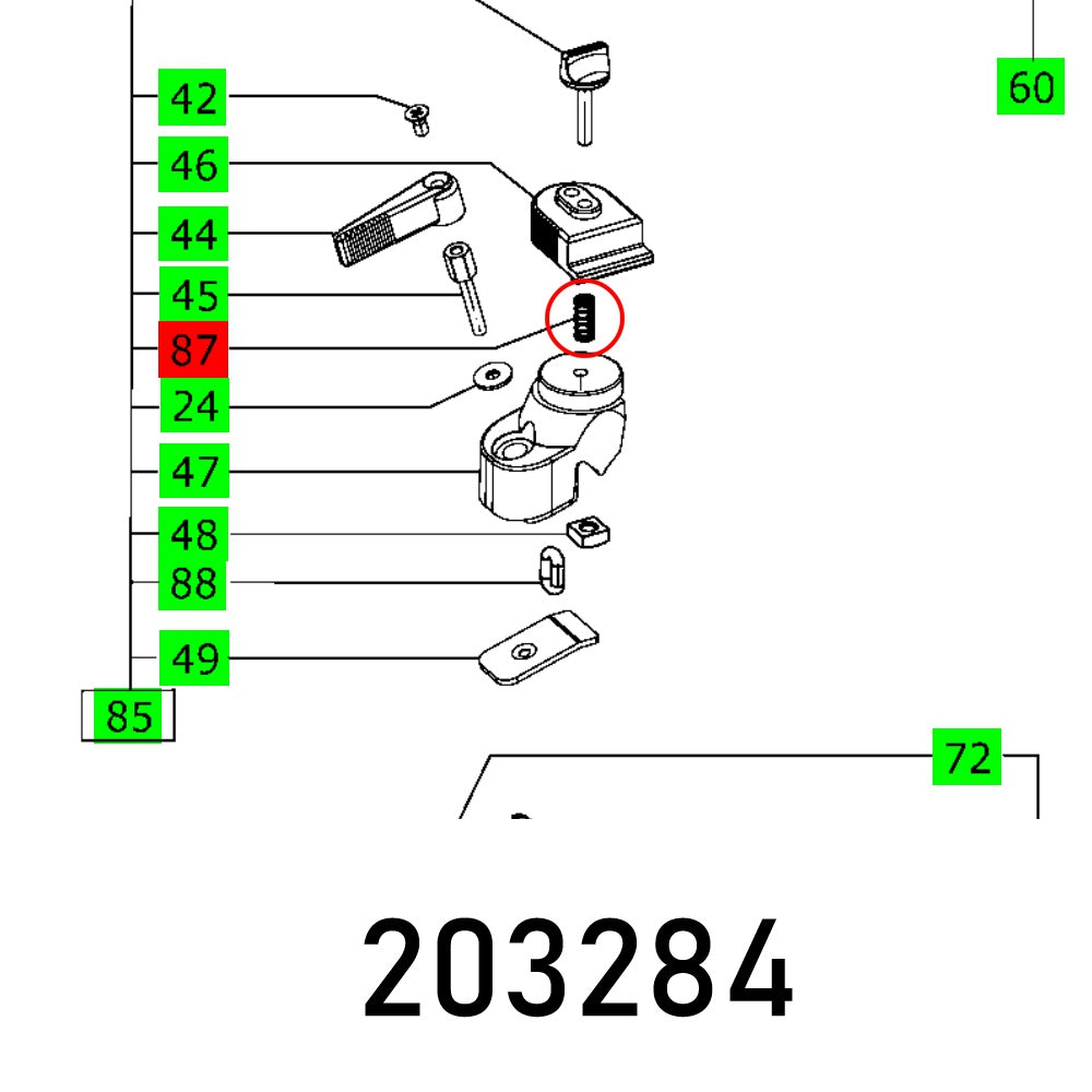 PRESSURE SPRING MFT-3