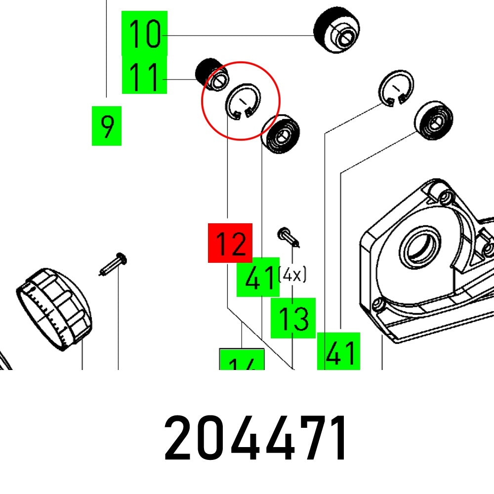 CIRCLIP DIN 472-22X1