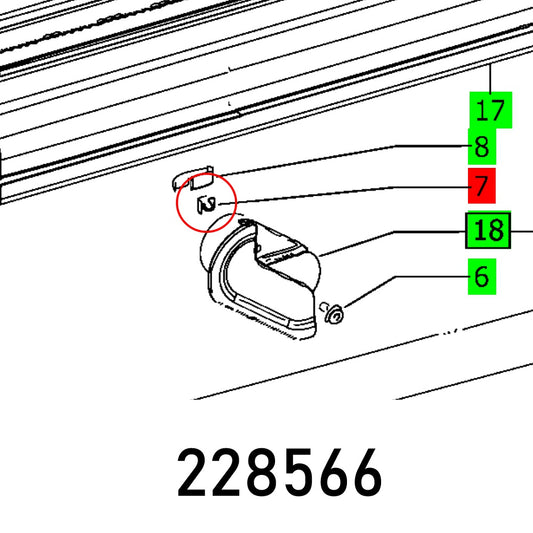 SQUARE NUT DIN 557-M6-05
