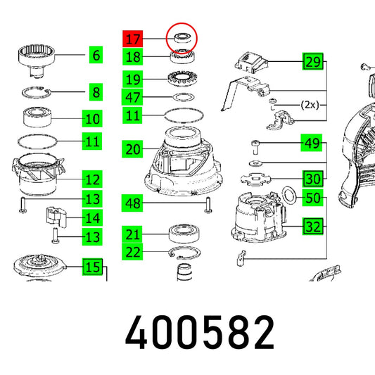 BALL BEARING 6800 2 RS