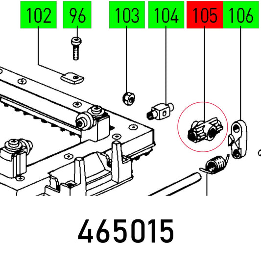 TOGGLE LEVER BS 75-105