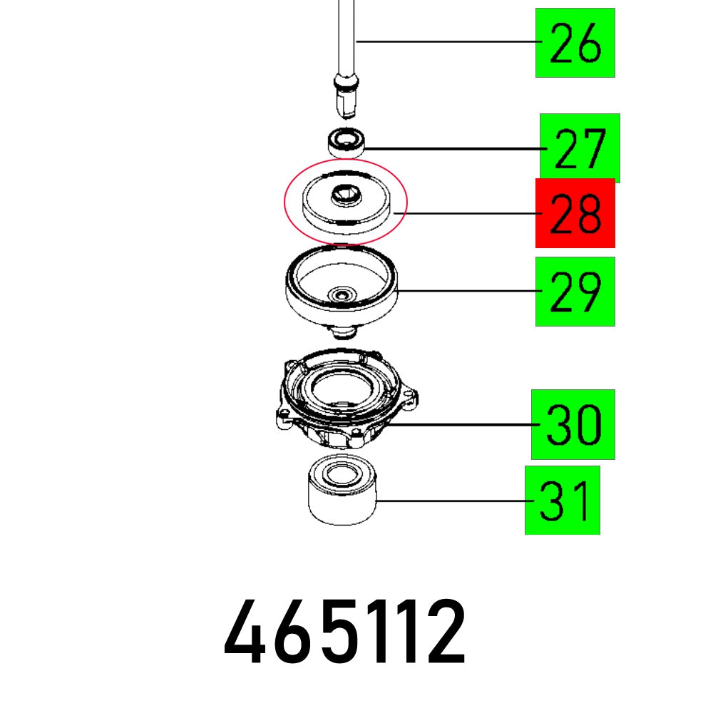 GEARWHEEL RO 150 FEQ
