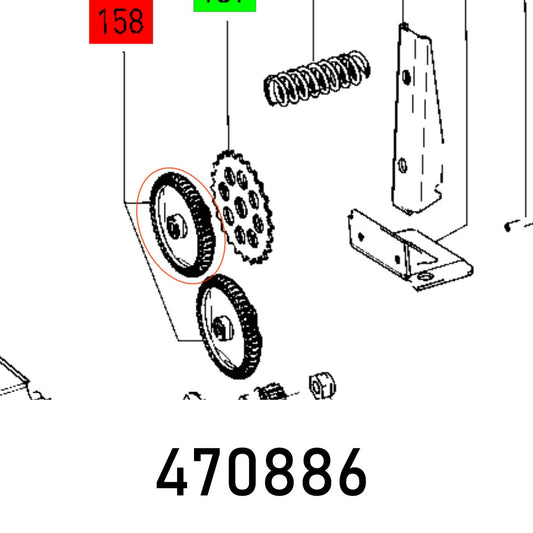 GEAR KS 120 EB Z=45