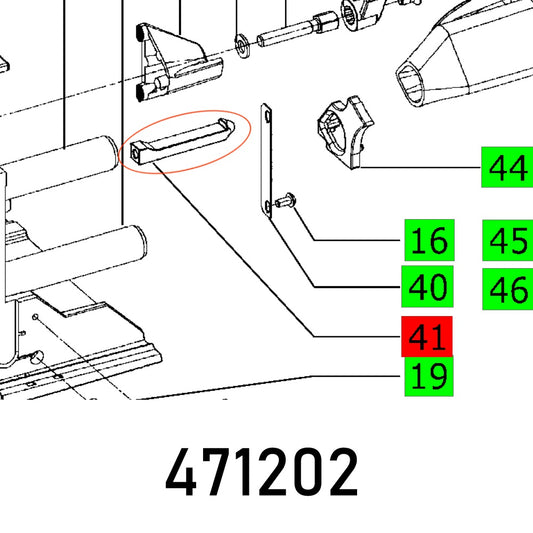 TENSION BOLT DF 500 Q