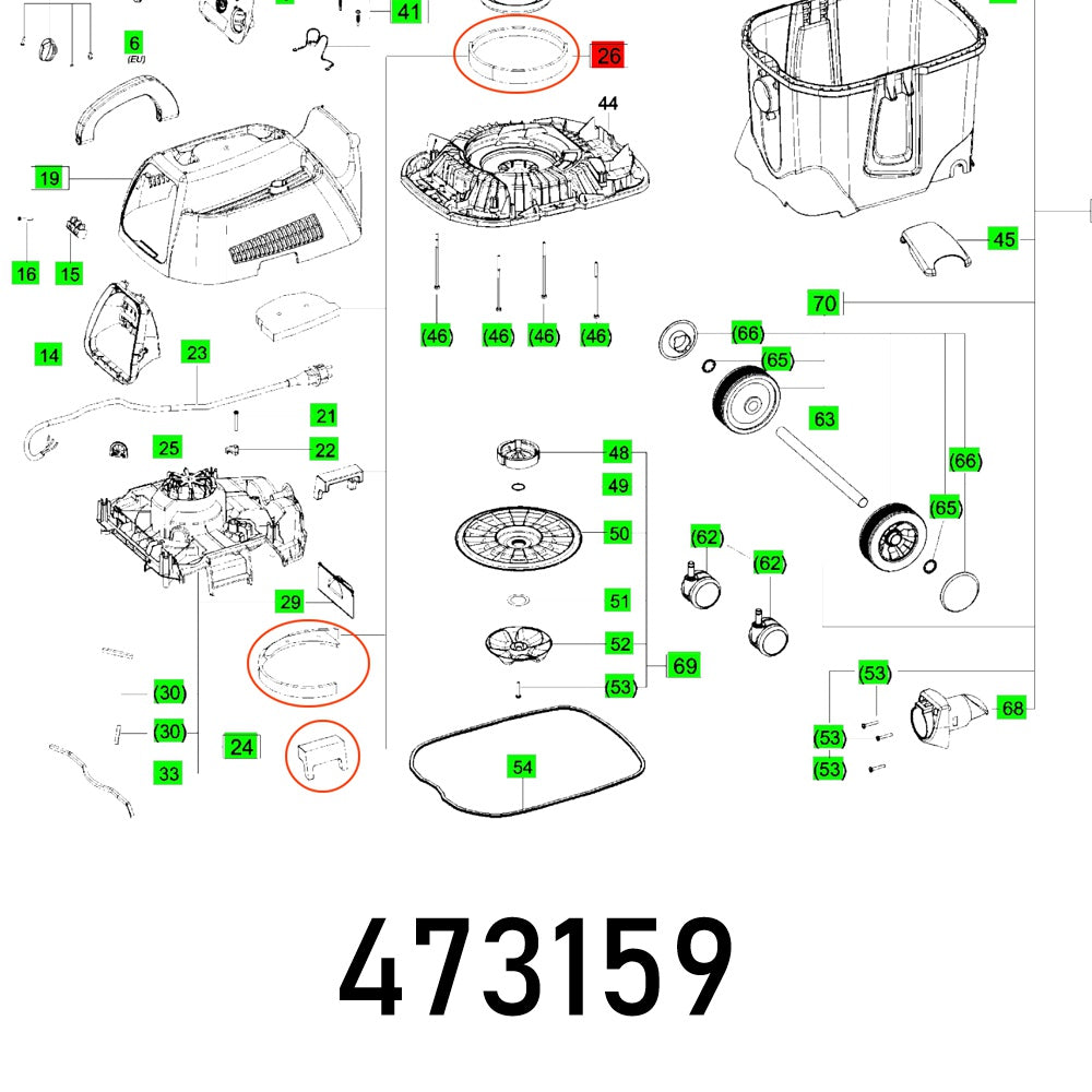 SEALING SET VCP 171