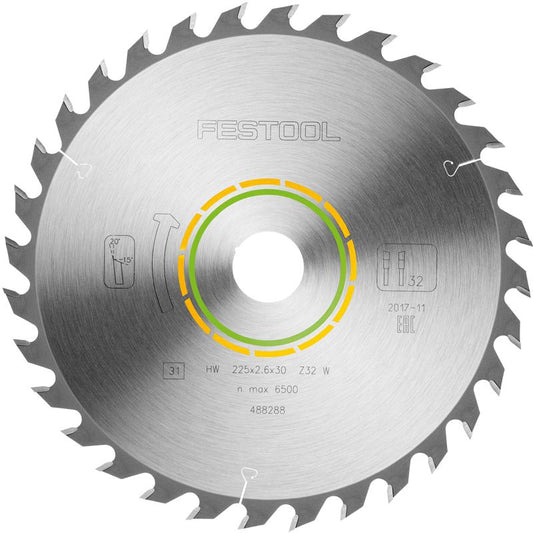 SAW BLADE HW 225X2,6X30 W32