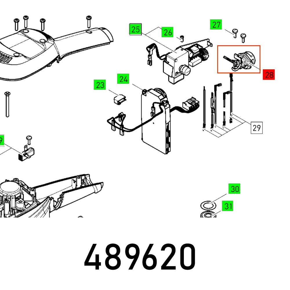 SOCKET HOUSING ES 150 VOLLST.