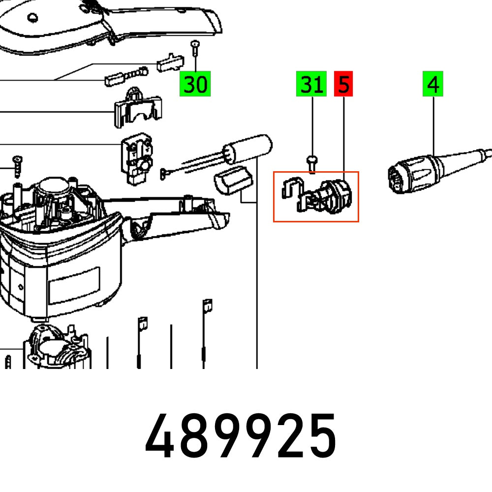 SOCKET HOUSING LS 130 EQ VOLLST.