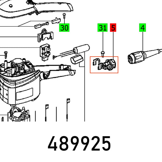 SOCKET HOUSING LS 130 EQ VOLLST.