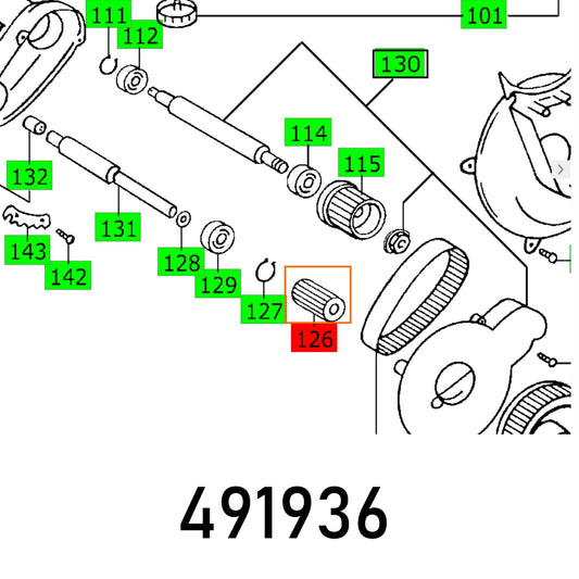 GEAR WHEEL 3 CS 70 EB Z=18
