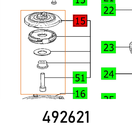 BEARING FLANGE RO 125