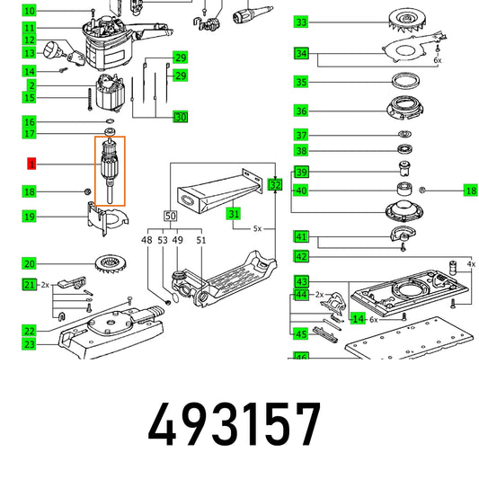 ARMATURE 230V RS 2 ET-BG 230V
